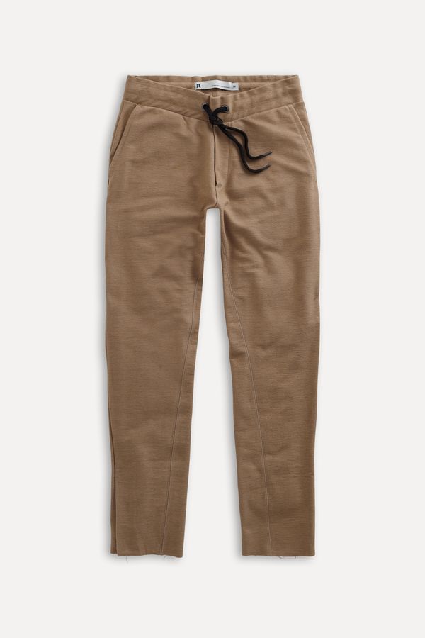 Calca Moletom Diagonal Khaki - P