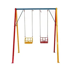 Balanço Viva Feliz Fácil Esporte Com 2 Balanços - Tam. (120x192x160)cm - Ref 742 Tamanho Unico Cor Amarelo