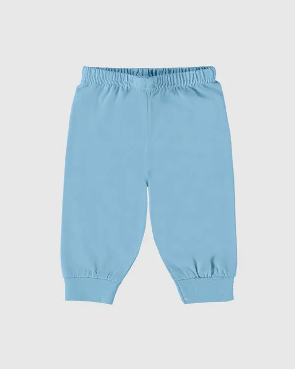 Calça Bebê Jogger Em Algodão Malwee Kids Azul - G