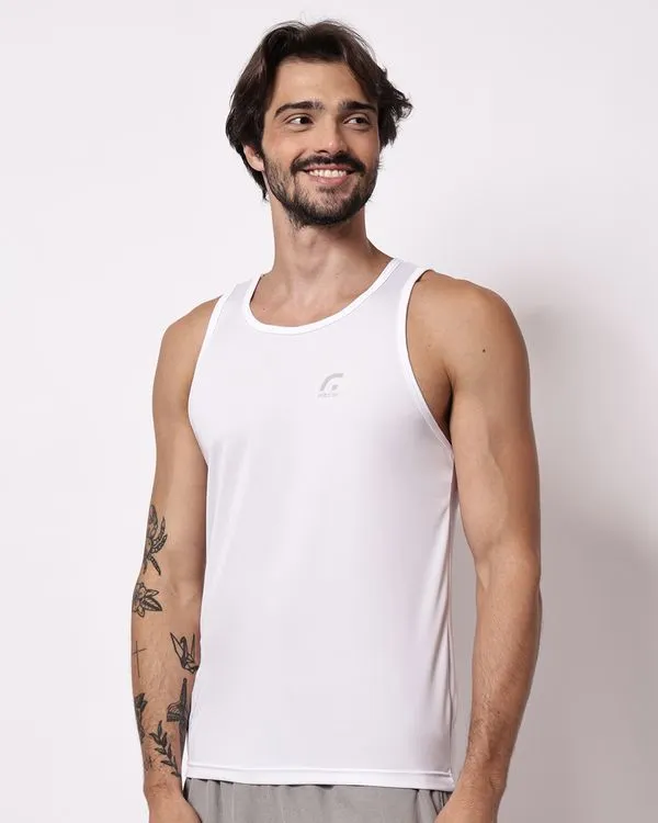 Regata Esportiva Masculina Fitter Branca G