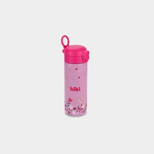 Garrafa Térmica Bibi Metalizada Rosa 16