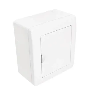 Quadro de Distribuição de Sobrepor para 3 Disjuntores NEMA ou 4 DIN Porta Branca Reversível - 3212 - FAME