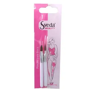Kit de Mini Pincéis para Boca Sveda Beauty 2 Unidades