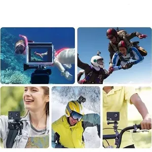 1080p Preto Sports Esportiva Esporte Camera D'água