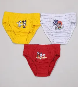 Kit Cueca Mickey 3 Unidades Amarelo Lupo De 3 a 11 anos Amarelo - PP