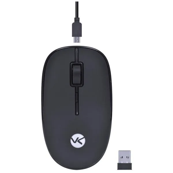 Mouse Sem Fio Recarregável Power One 1600dpi - Receptor Usb