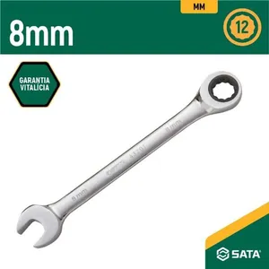 Chave Combinada com Catraca 8mm Sata Chave Combinada c/ Catraca 8mm Sata