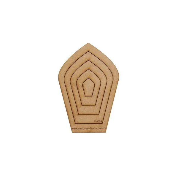 Gabarito Flor Mini Mdf Fm009