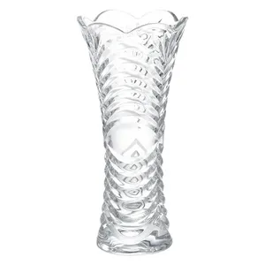 Vaso Isis Vidro Transparente 19cm VASO036 - Hauskraft