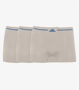 Kit 3 Cuecas Boxer Lisa Microfibra Altomax Cinza G