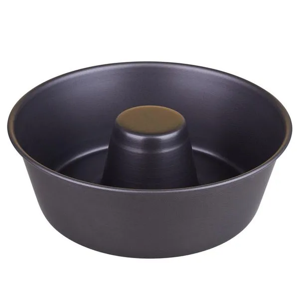 Forma para Bolo 22cm Antiaderente Redonda Oliveira Grafite