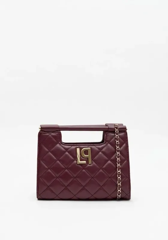 Bolsa Clutch Matelassê Com Logo Bordô U