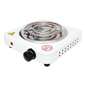 Fogão Elétrico Portátil Fogão Fogareiro 110V 1 Boca Camping Controle de Temperatura Base Antiderrapante Branco Fogão Elétrico Portátil Fogareiro 110V 1 Boca Camping Controle de Temperatura Branco