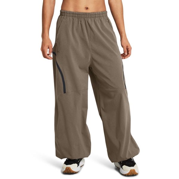 Calça Feminina Under Armour Unstoppable Airvent Parachute PP Bege