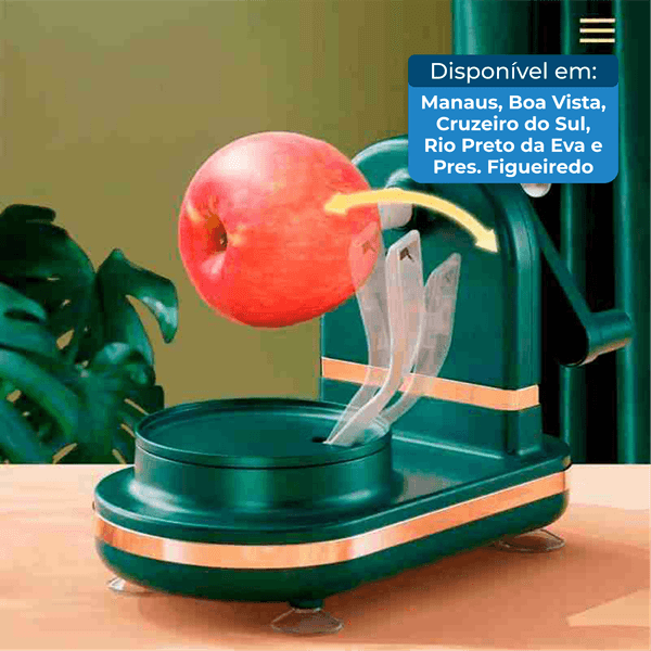 Descascador De Frutas Fufan Automático E Doméstico Verde T-BI