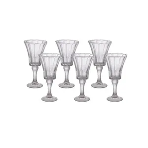 Conjunto Taças Para Água E Vinho Jennie Vidro Transparente 230ml 6 Peças TCVN022 - Hauskraft