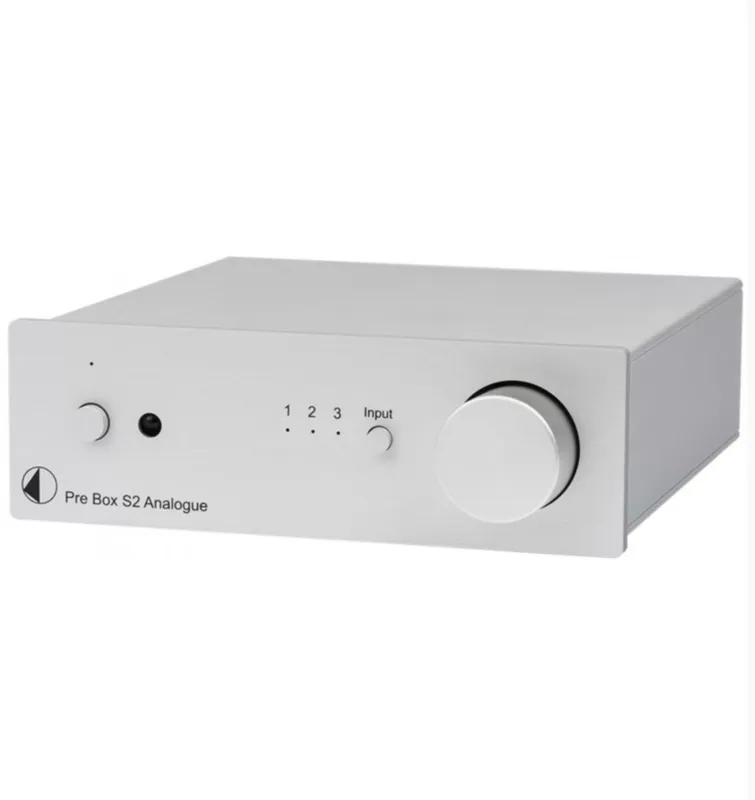 Pro-Ject Pre Box S2 Analogue Pré-amplificador de linha estéreo Silver