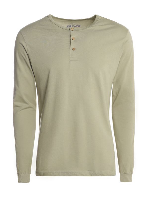 Camiseta Manga Longa Masculina VERDE CLARO G