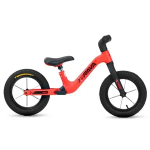 Bicicleta De Equilíbrio Infantil JPP Rava Balance Buddy 2 Aro 12 Vermelho E Preto (MP)