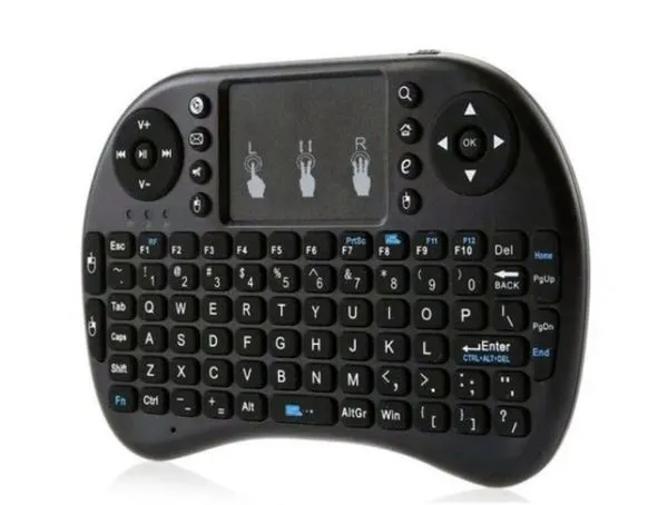 MINI TECLADO CONTROLE S/FIO TOUCH LED PC/NOTE/GAMER/TVSMART