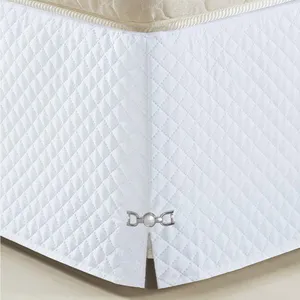 Saia Para Cama Box King Size Veneza Branco