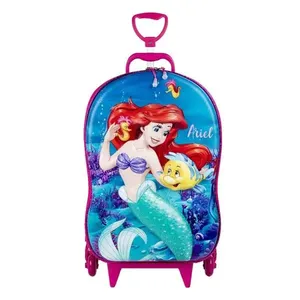 Mochila com Rodinhas Pequena Sereia 3855cm22 - Diplomata