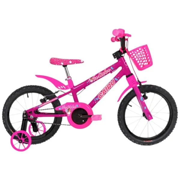 Bicicleta Infantil Cairu Aro 16 Fadinha Rosa Pink (MP)