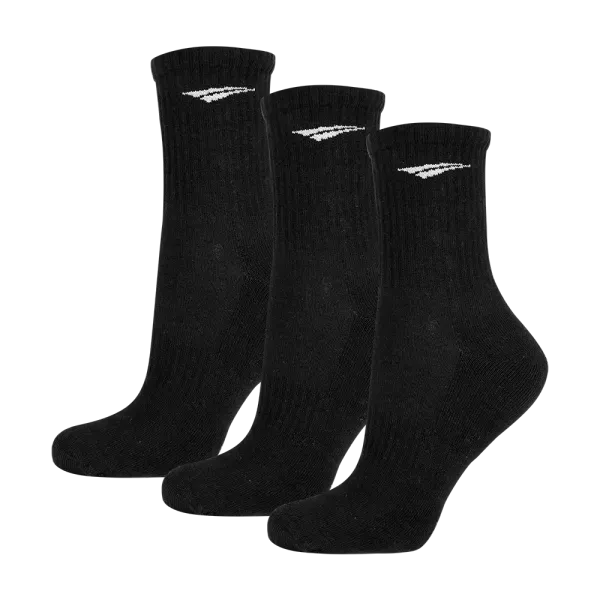 Kit 3 Pares Meia Esportiva Penalty Cano Alto X T 39-44 - Preto Único