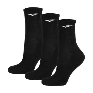Kit 3 Pares Meia Esportiva Penalty Cano Alto X T 39-44 - Preto Único