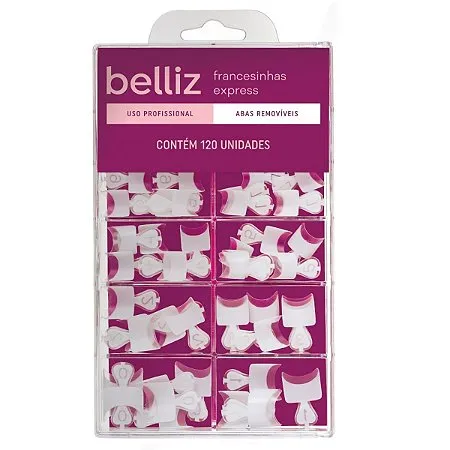 Unhas Belliz Fracesinhas Express C/120un