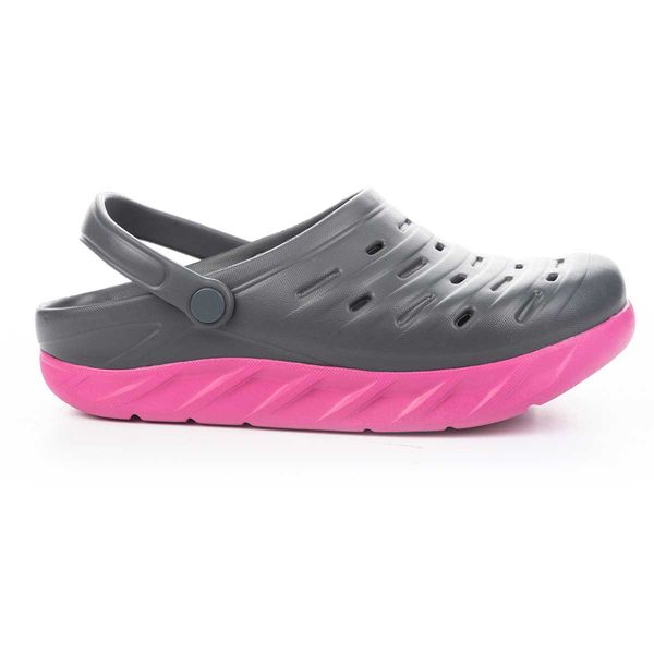 Clog Kolway Preto e Rosa 37/8