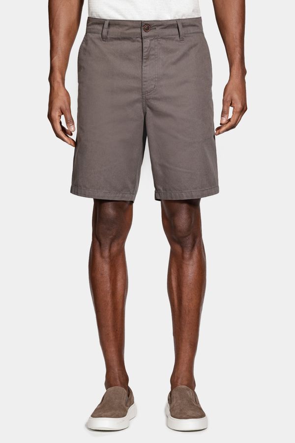 Bermuda Reta Chino Algodão Bolsos Verde Militar - 52