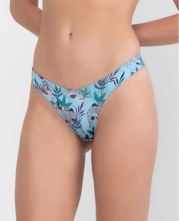 BIQUÍNI CALCINHA ASA DELTA ESTAMPA SIBÉRIA AZUL CLARO GG