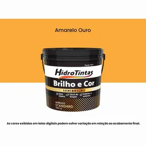 Tinta Acrílica Hidrotintas Standard Semibrilho 3L Brilho E Cor Amarelo Ouro (MP)