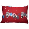 Fronha Avulsa KazzaVip Malha 100% Algodão Disney Estampada Minnie Feliz Red 48cmx68cm Vermelho