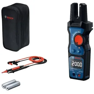 Alicate Amperímetro Digital de Garfo GFN 1000-15 True RMS Até 200A e 1000V com Bolsa de Transporte Bosch Alicate Amperímetro Digital de Garfo GFN 1000-15 True RMS Até 200A e 1000V Bosch