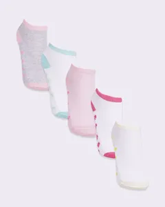 Kit 5 Pares de Meia Infantil Semaninha Cores Sortidas 26 A 29