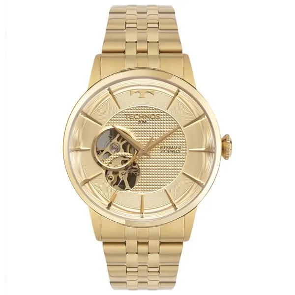 Relógio Technos Automático Masculino Open Heart Dourado - G3265AU/1X G3265AU/1X