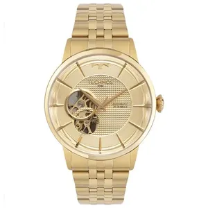Relógio Technos Automático Masculino Open Heart Dourado - G3265AU/1X G3265AU/1X