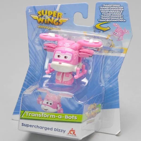 Super Wings Transformável Supercharged Dizzy Supercharged Dizzy Supercharged Dizzy
