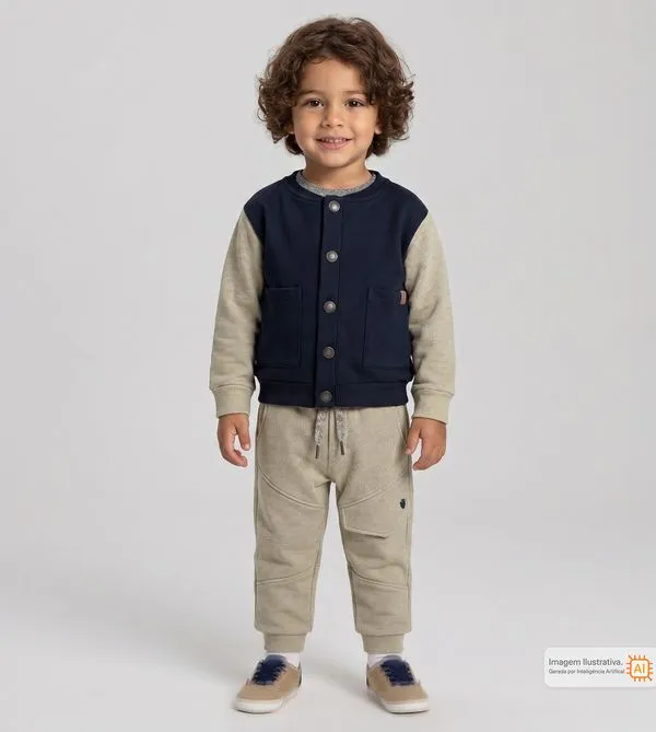 Conjunto Moletom Estilo Marinho - 1