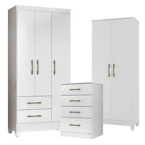 Guarda Roupa Infantil com Cômoda e Armário Multiuso Lima Ms913 Jade 5 Portas Giratória 6 Gavetas MDP Branco Flex Guarda Roupa Infantil com Cômoda e Armário Multiuso Lima Ms913 Jade 5 Portas Giratória 6 Gavetas MDP