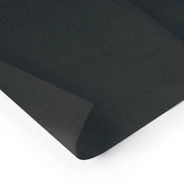 Papel Crepom Mais Preto Rolo 48cm X 2 Metros 030020 - Ridet