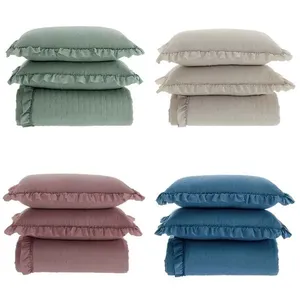 Colcha Queen Celine 100% Poliéster Lisa Sortida 3 Peças 240x260cm 70101537140015 - Corttex