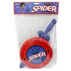 Escudo Infantil para Brincadeiras 0465 Spider Plástico Resistente Bordas Arredondadas Mini Toys Escudo Infantil 0465 Spider Plástico Leve para Estimular Imaginação das Crianças Mini Toys
