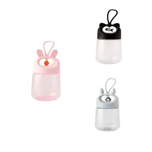 Garrafa Infantil Plástico Cores Sortidas 450ml 8x8x20cm CB3589 - Moment
