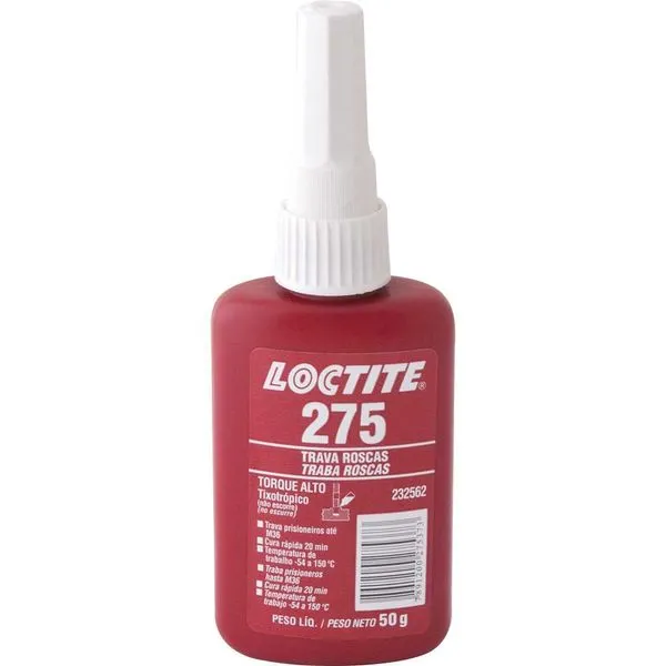 Adesivo anaeróbico para travamento de rosca 275 50 g - LOCTITE
