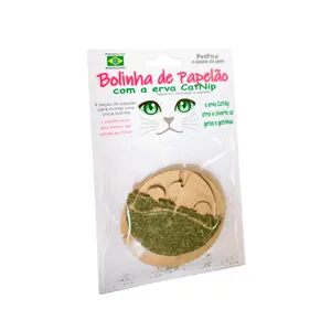 Bolinha de Papelão com Catnip Petpira Único