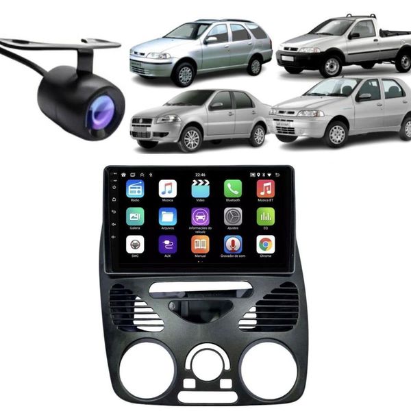 Central Multimídia Automotiva 2 Din E-tech Premium 9" IPS Full Touch Screen Android 13 Wi-Fi Bluetooth USB Preto Central Multimídia Automotiva 2 Din E-tech Premium 9" IPS Android 13 Wi-Fi Bluetooth USB Preto