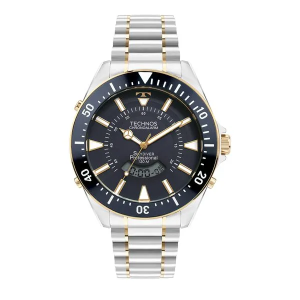 Relógio Technos Masculino Skydiver Bicolor - WT2050AIN/1A